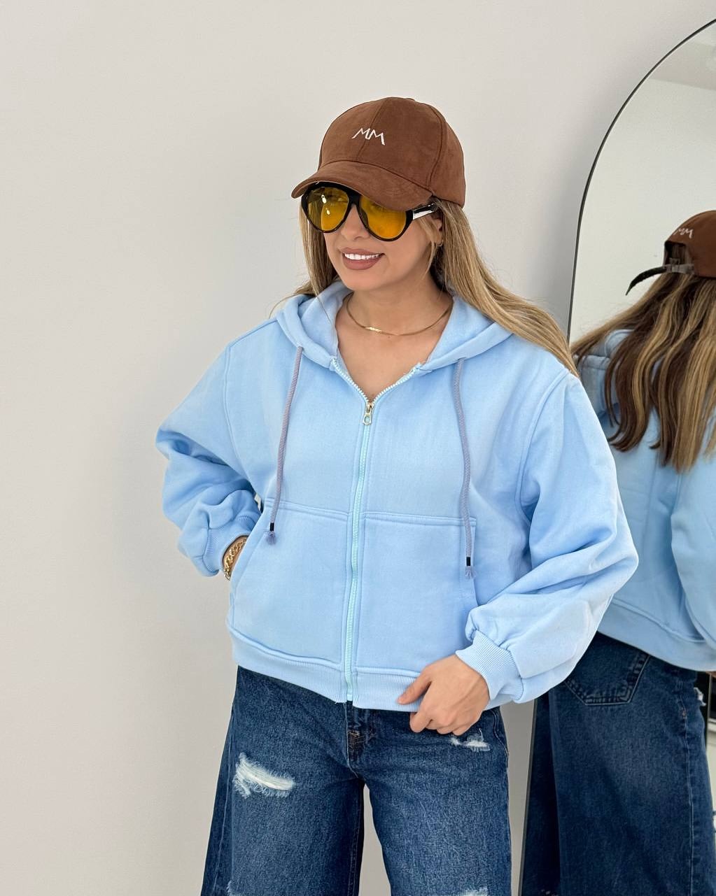 سویشرت کلاه دار فری سایز