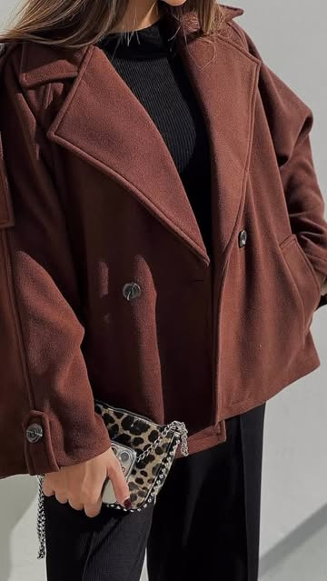 ترنچ کت جنس تدی آستر دار